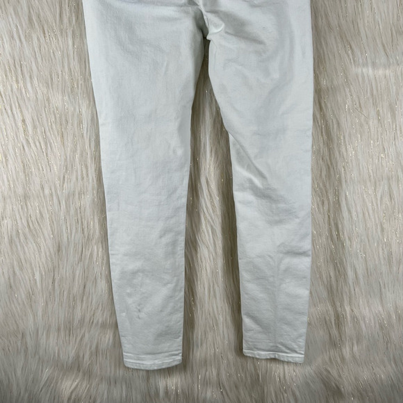 Everlane Womens The 90s Cheeky Jean Straight Leg Jeans White Bone Stretch Zip 27 - Picture 6 of 11